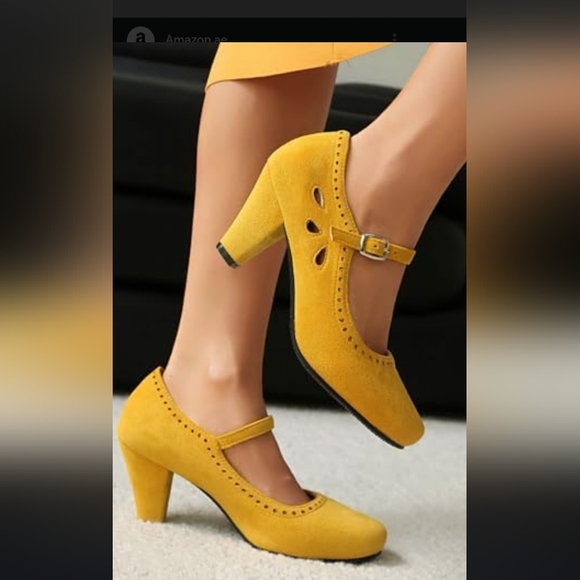 Chase Chloe Shoes - Chase Chloe Women s Round Toe Mid Heel Mary Jane Style Dress Pumps.like New